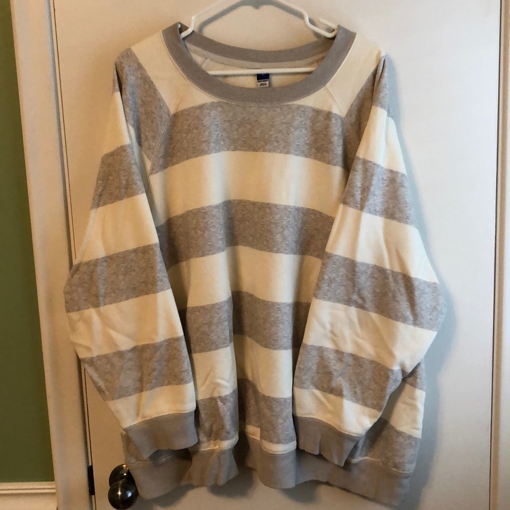 Old Navy striped sweatshirt
